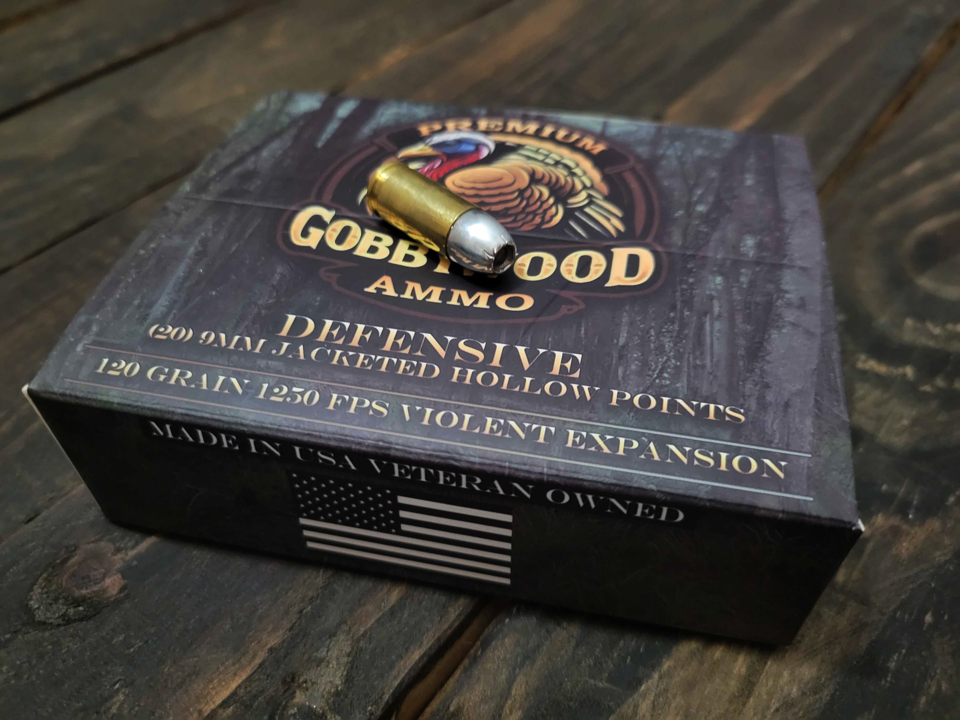 9MM 120 grain zinc alloy Jacketed Hollow Point (JHP) – GobbyWood Ammo